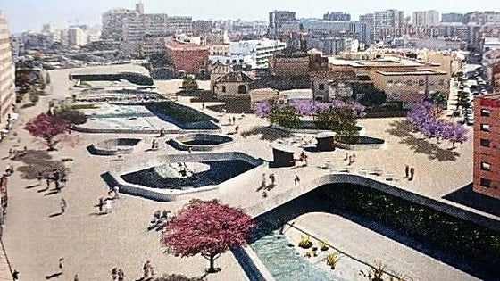 Malaga's 'plaza-bridges' can only be built with essential changes to the Guadalmedina riverbed
