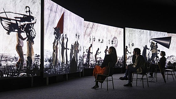 William Kentridge's 40-metre dance against death at Malaga Picasso Museum
