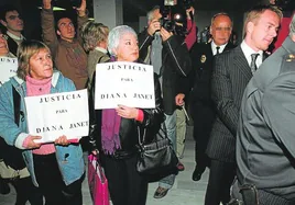 Concha Alarcón, left, saw Diana Yanet's killer (right) "arrogant and unrepentant" during the trial.