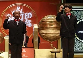 A previous lottery draw in Spain.