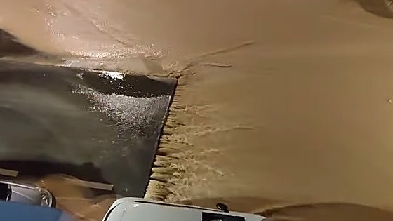 Burst pipe floods the same Costa del Sol street for the second time in four months
