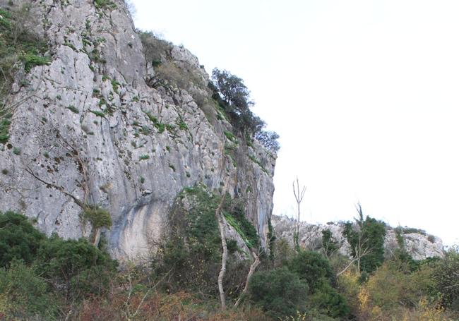 Road after passing the first gate