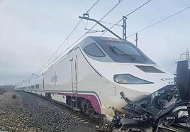 State of the vehicle after the incident.