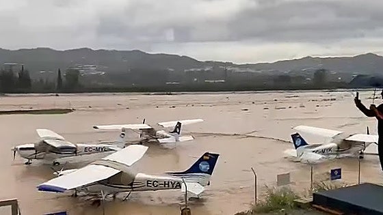 Costa del Sol airfield reopens two weeks after the damage caused by the 'Dana'