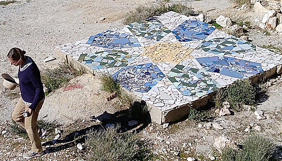 Creating art from discarded waste