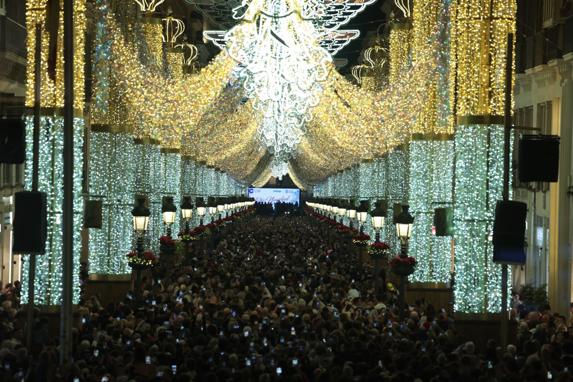 Malaga's big Christmas switch-on - in pictures