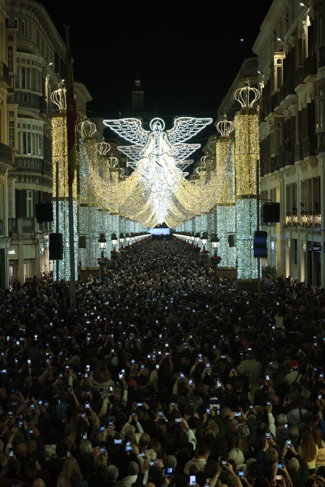 Malaga's big Christmas switch-on - in pictures