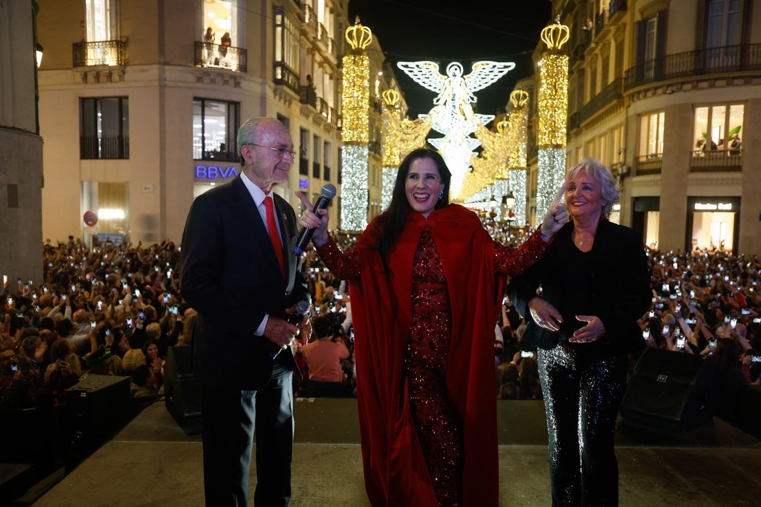 Malaga's big Christmas switch-on - in pictures