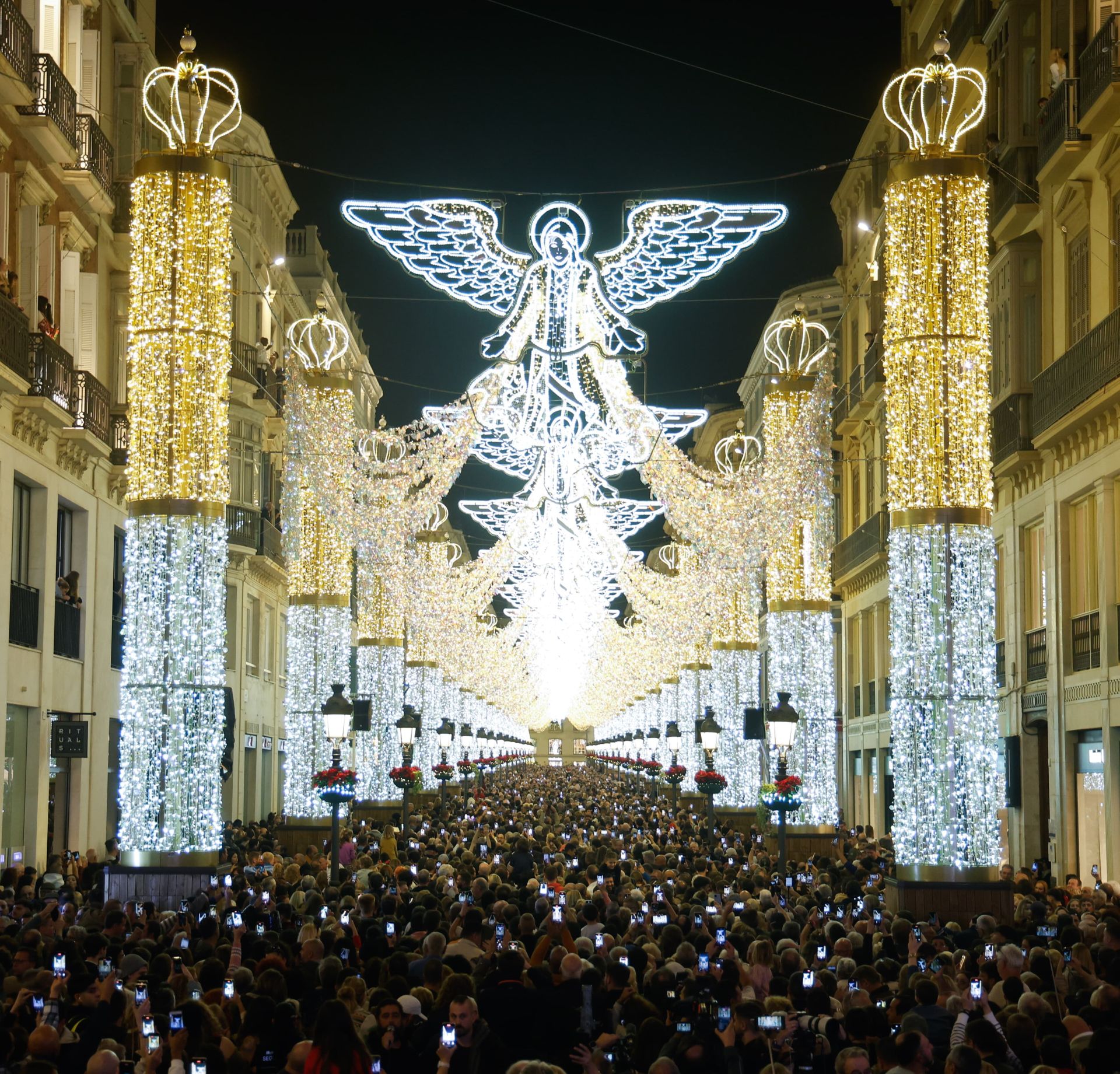 Malaga's big Christmas switch-on - in pictures