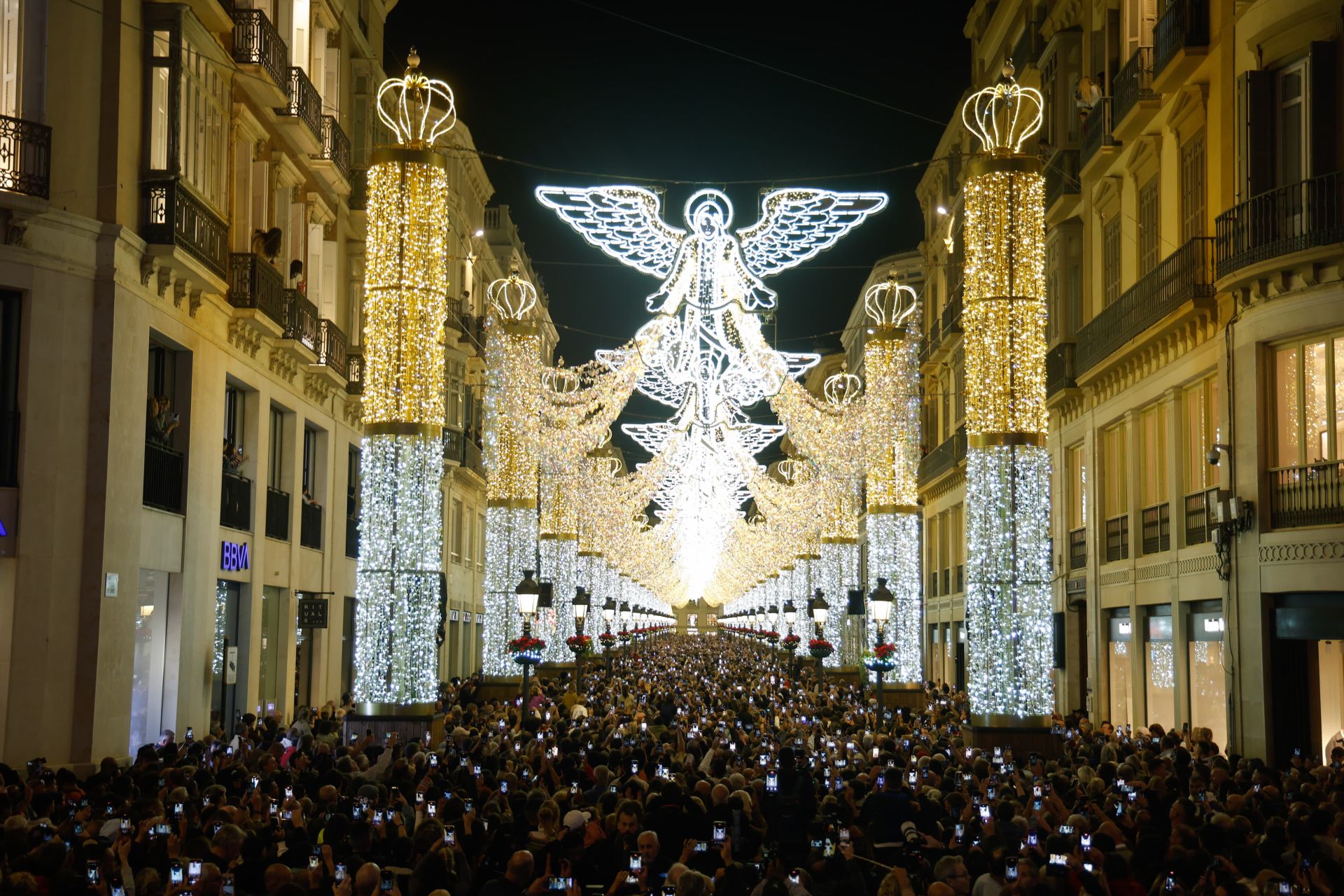 Malaga's big Christmas switch-on - in pictures