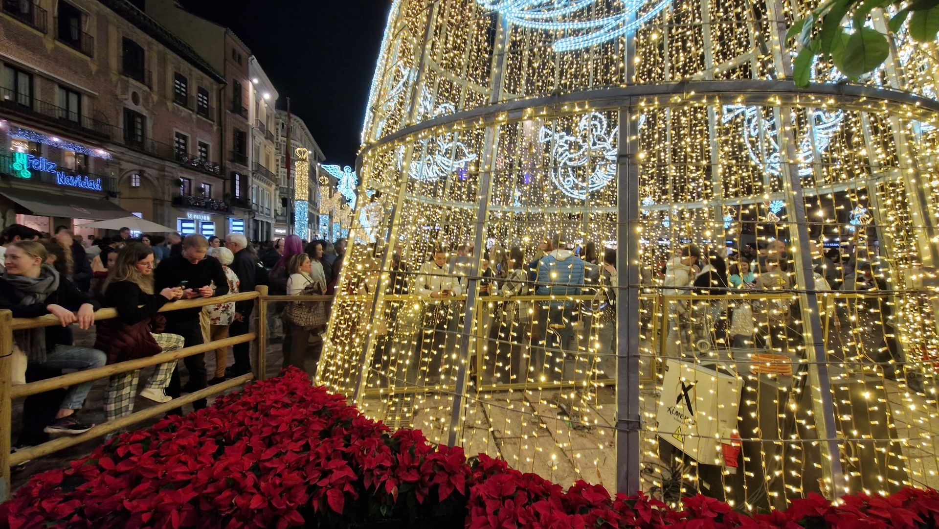 Malaga's big Christmas switch-on - in pictures