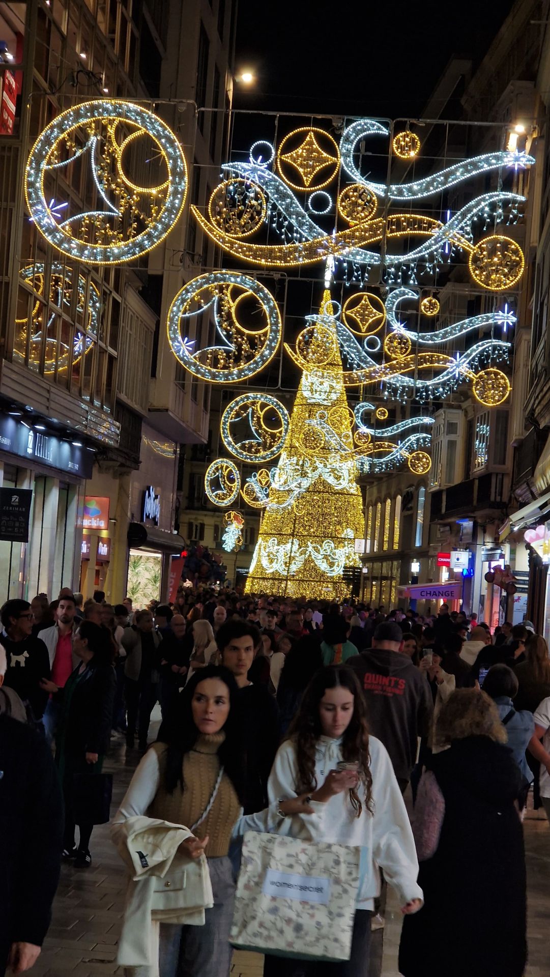 Malaga's big Christmas switch-on - in pictures