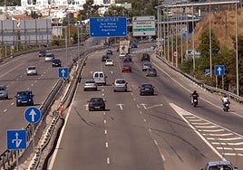 Access from the AP-7 to the centre of Marbella.
