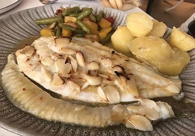 Rodaballo al horno