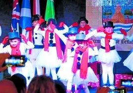 A performance by youngsters during a previous Christmas festival.