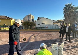 Start of work on the roof area.