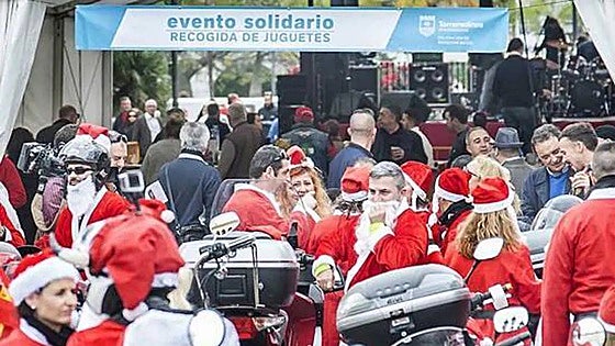 Motorcyclists gear up for tenth Santa toy run in Torremolinos this weekend