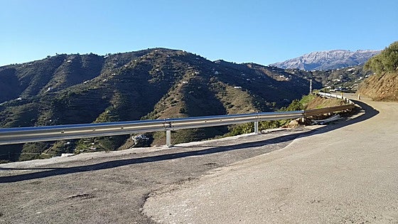 Emergency work carried out by Junta on ten Malaga roads affected by 'Dana' storms