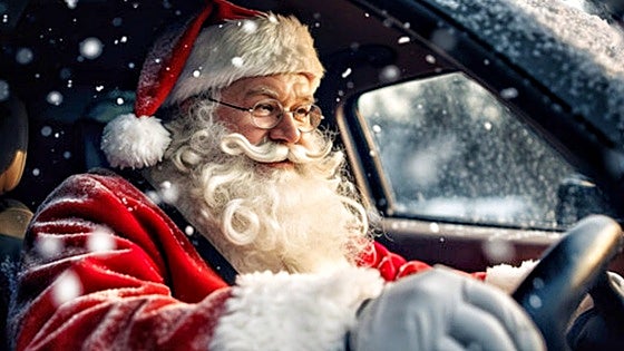 A Christmas vehicle made in Andalucía