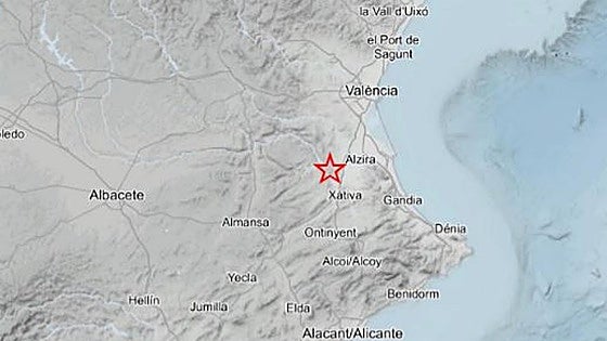 Four earthquakes registered in just over an hour in Spain's Valencia region