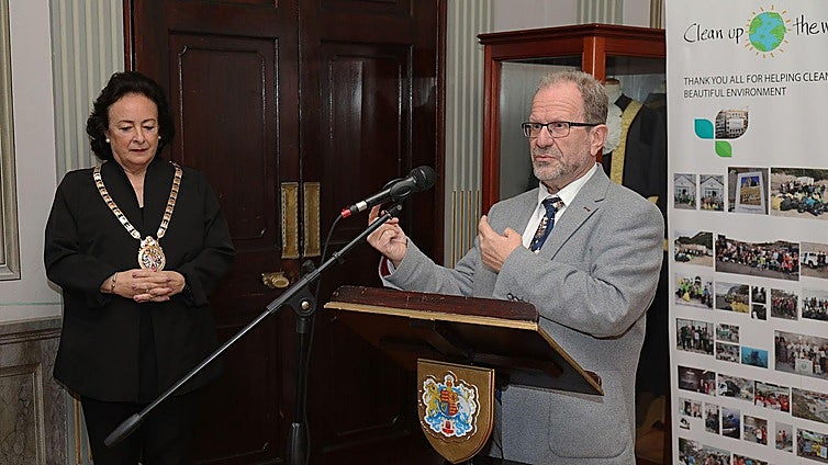 Clean Up The World event hosted by Gibraltar mayor