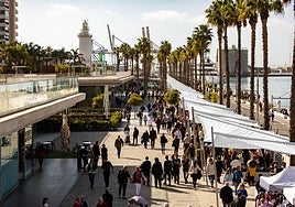Muelle Uno in Malaga port registers an all-time record with 14.4 million visitors