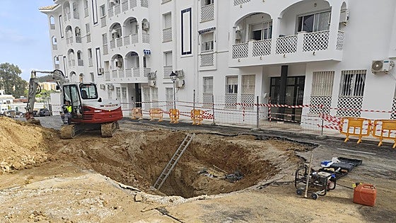 Three bursts in five months in same mains water supply pipeline on the Costa del Sol
