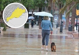 Umbrellas will be necessary for tonight's farewell to 2024 in Malaga.