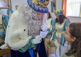 The kings collected letters from children in several villages.