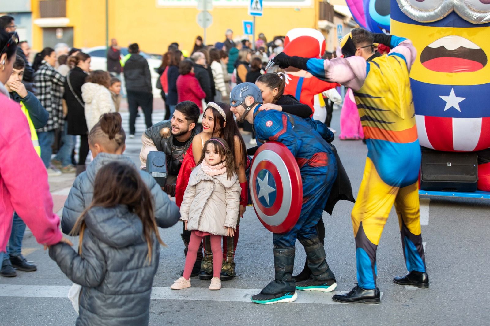 Cabalgata de Reyes en Málaga Este.