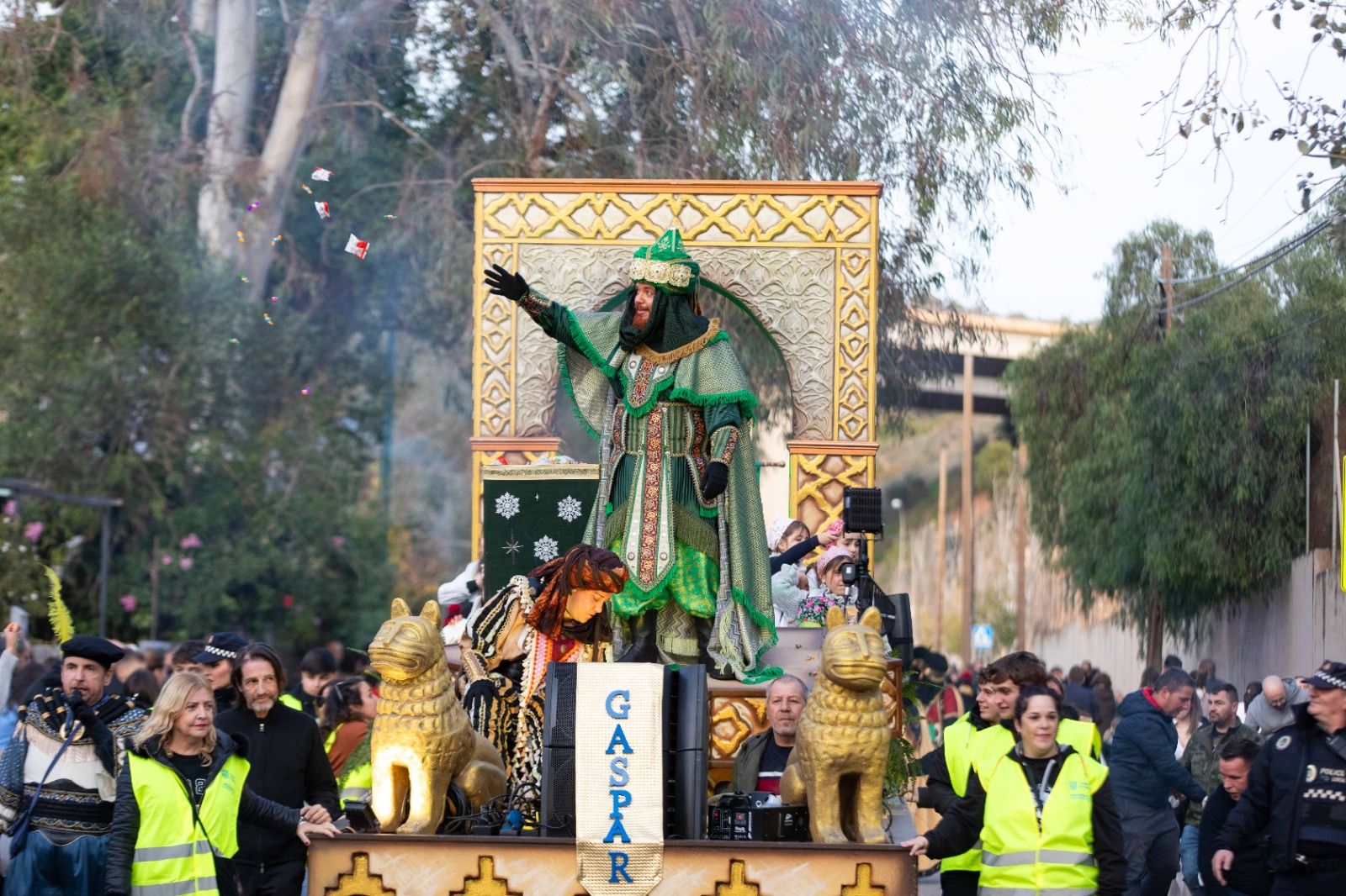 Cabalgata de Reyes en Málaga Este.