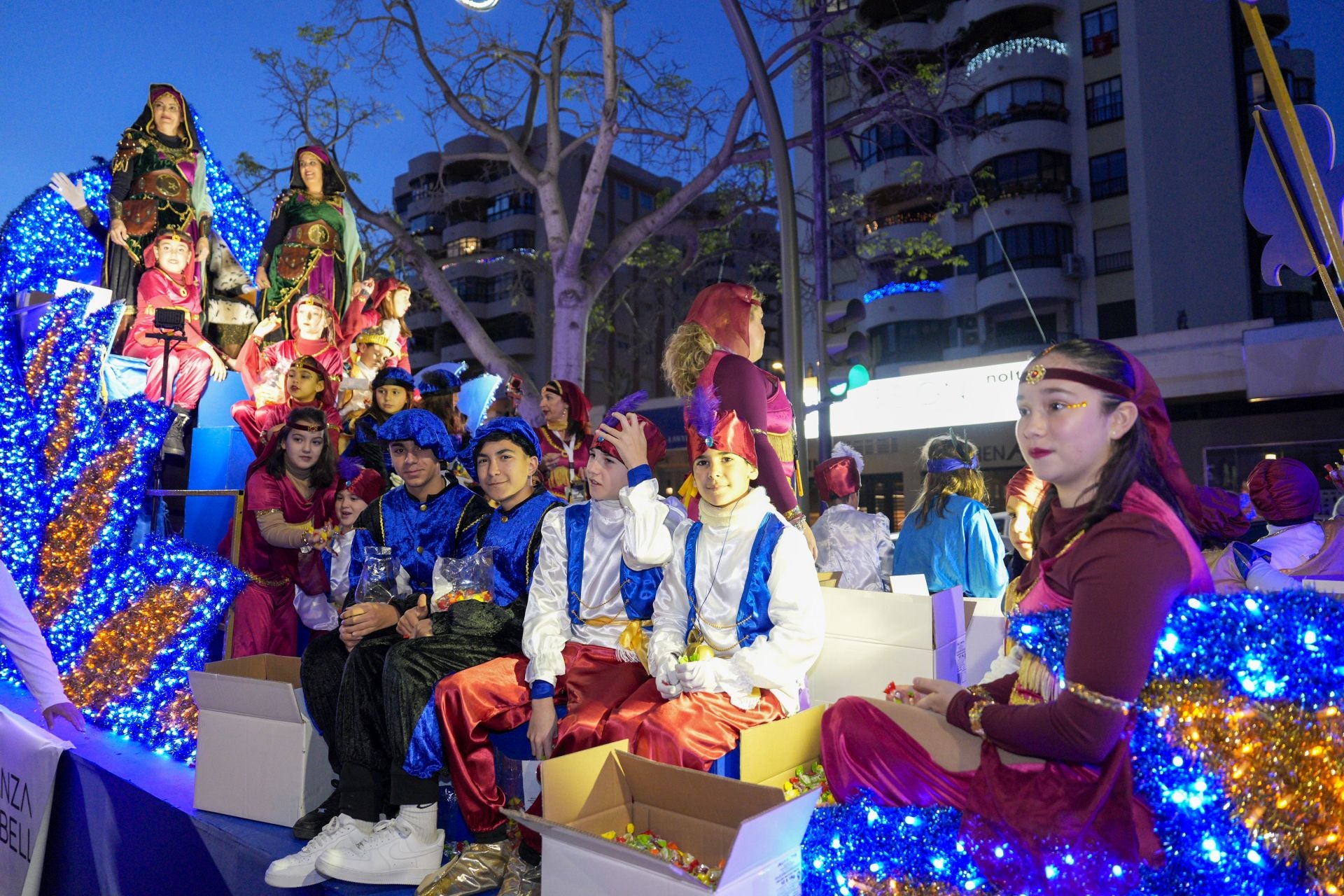 Cabalgata de Reyes en Marbella.