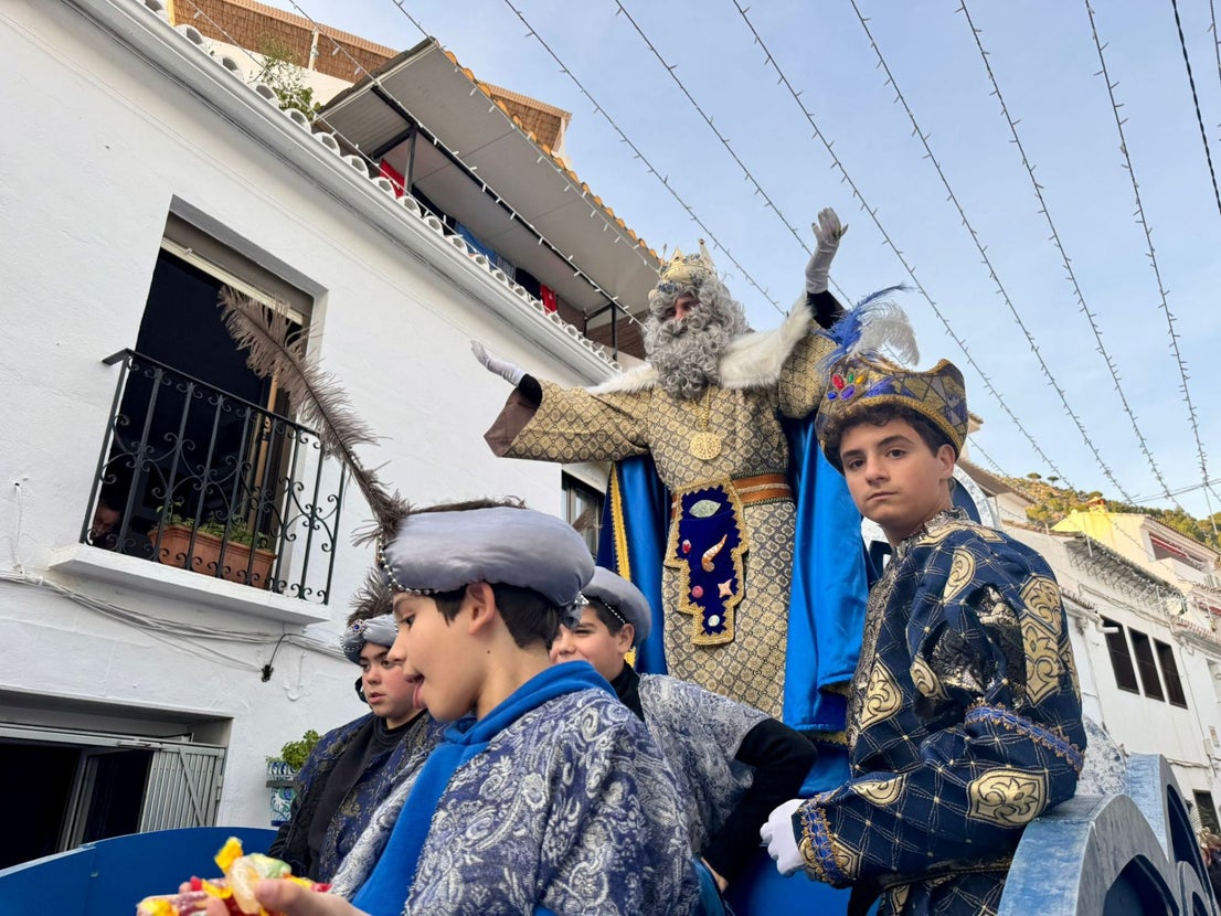 Cabalgata de Reyes en Mijas.