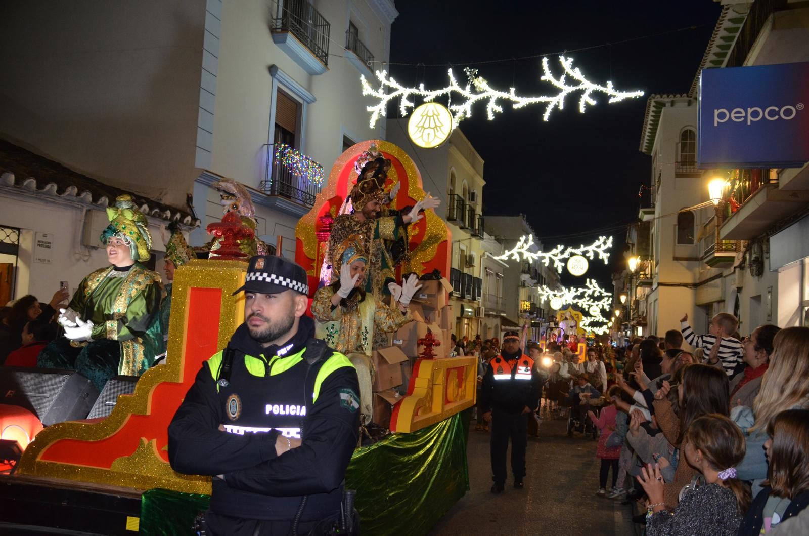 Cabalgata de Reyes en Nerja.