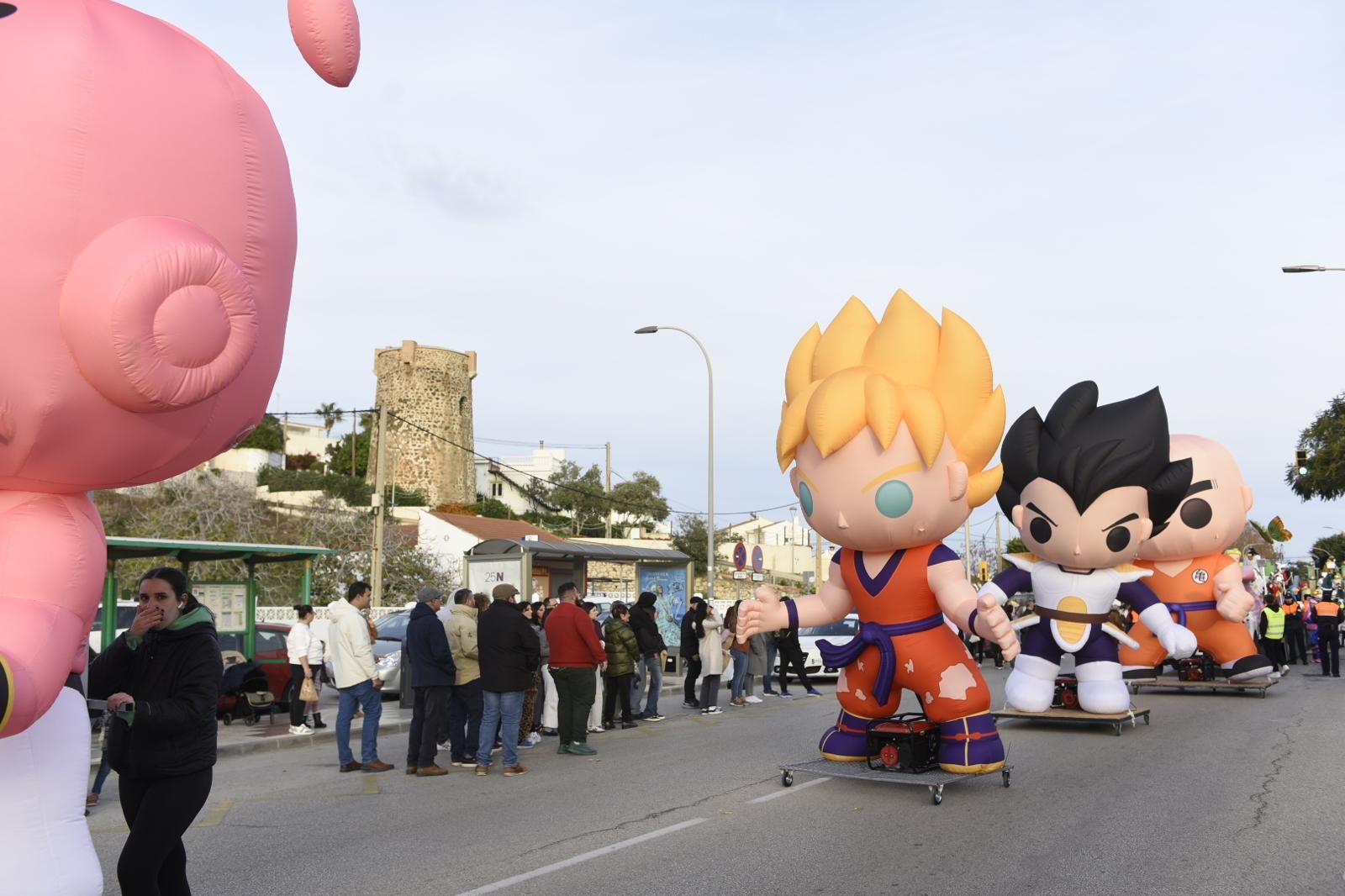 Cabalgata de Reyes en Rincón de la Victoria.