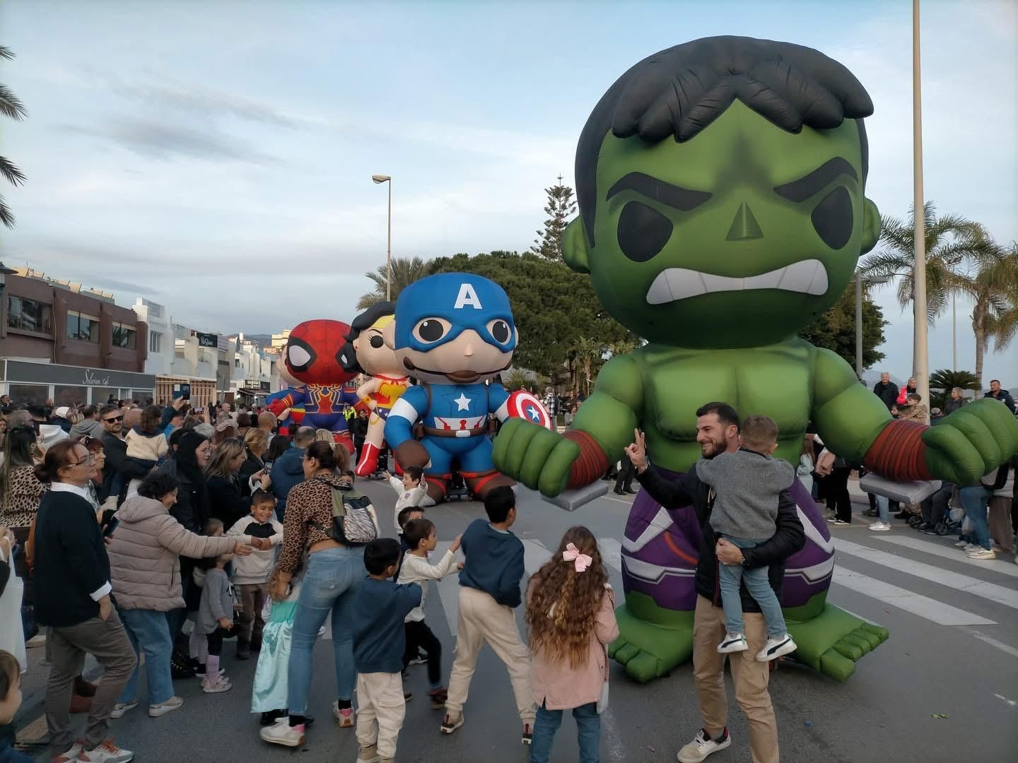 Cabalgata de Reyes en Torre del Mar.