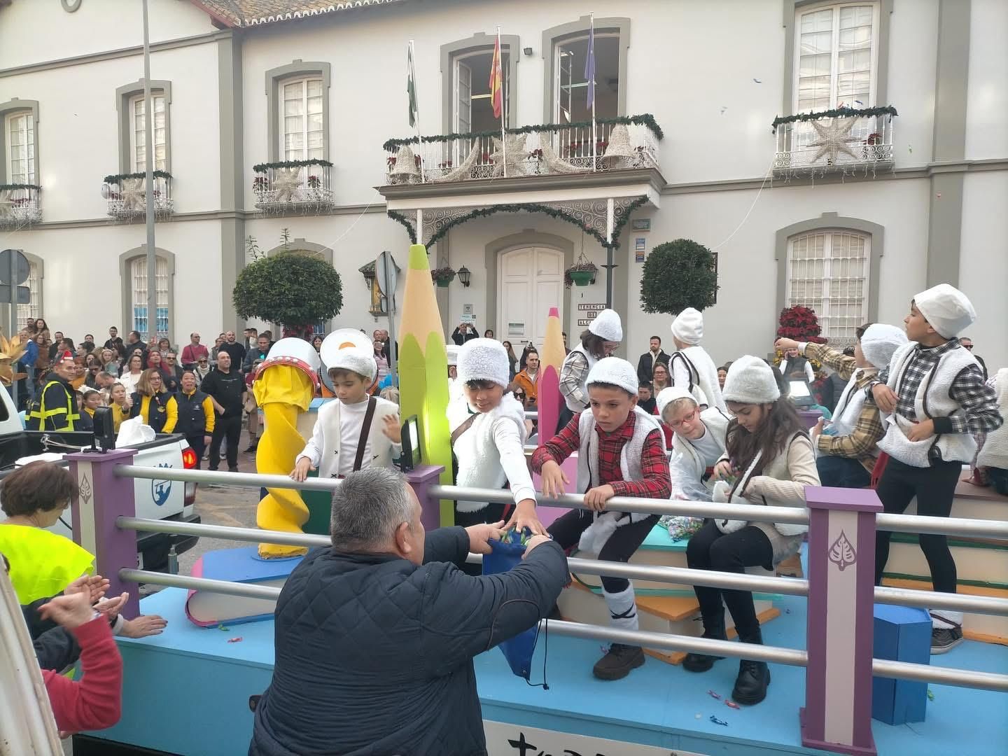 Cabalgata de Reyes en Torre del Mar.