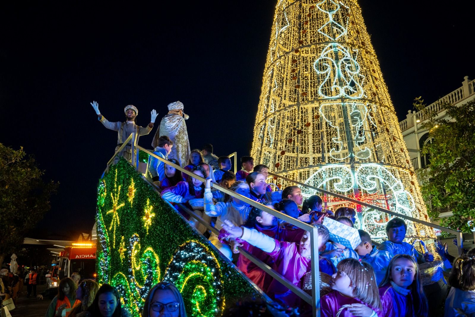 Cabalgata de Reyes en Torremolinos.