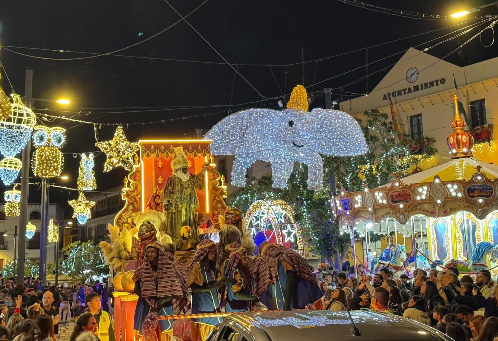 Cabalgata de Reyes en Vélez-Málaga.