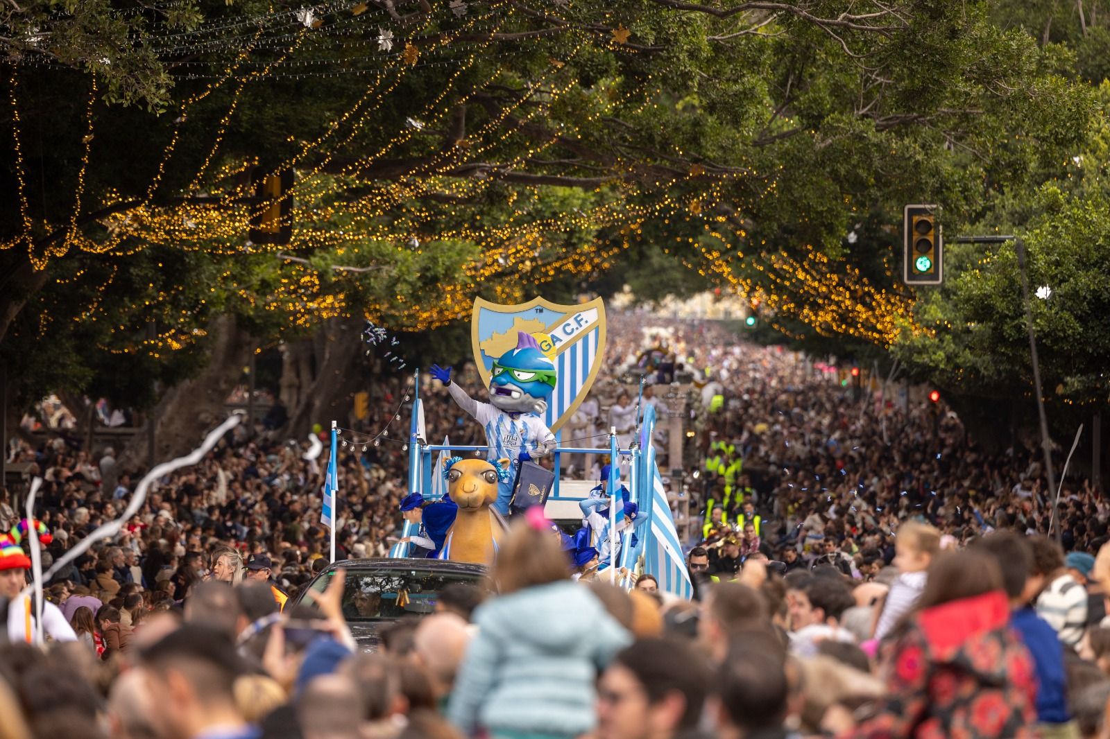 Malaga city&#039;s huge Three Kings cavalcade 2025, in pictures