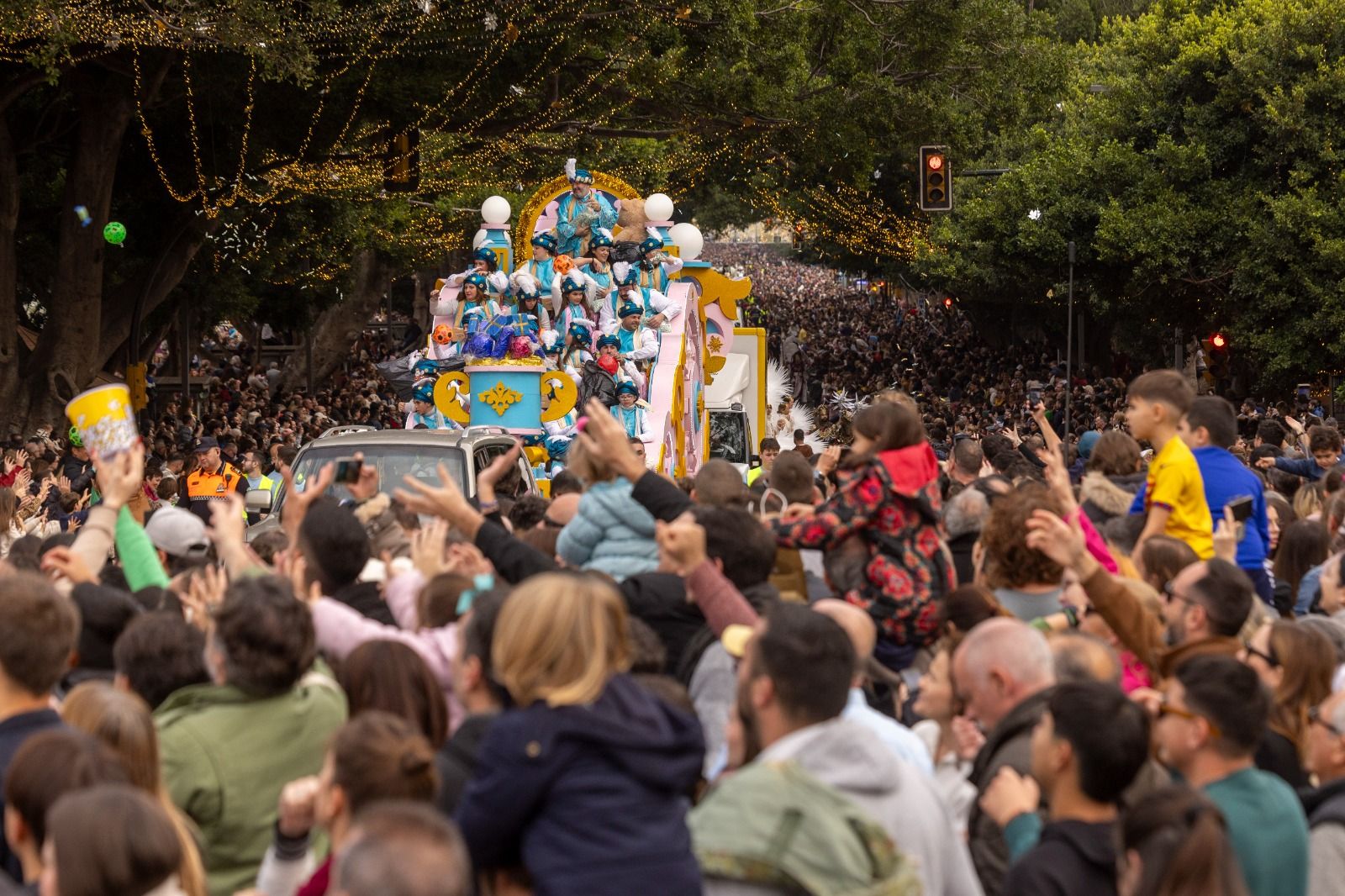 Malaga city&#039;s huge Three Kings cavalcade 2025, in pictures