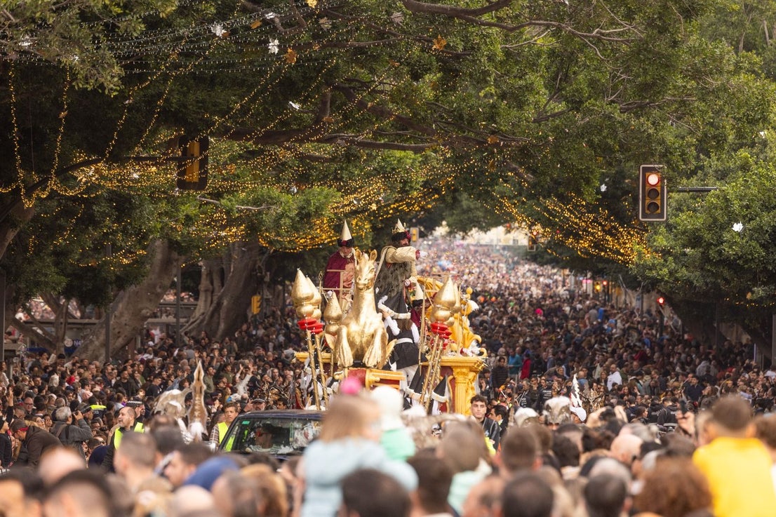 Malaga city's huge Three Kings cavalcade 2025, in pictures