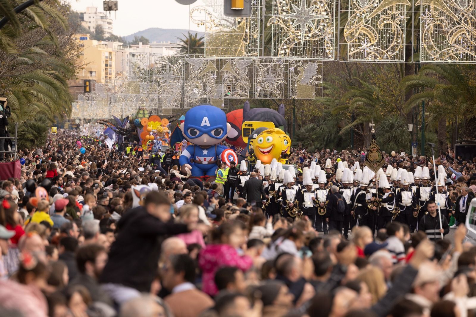 Malaga city&#039;s huge Three Kings cavalcade 2025, in pictures