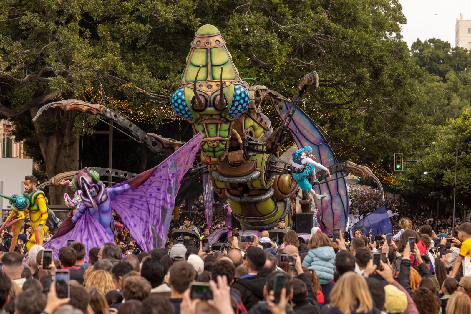 Malaga city's huge Three Kings cavalcade 2025, in pictures