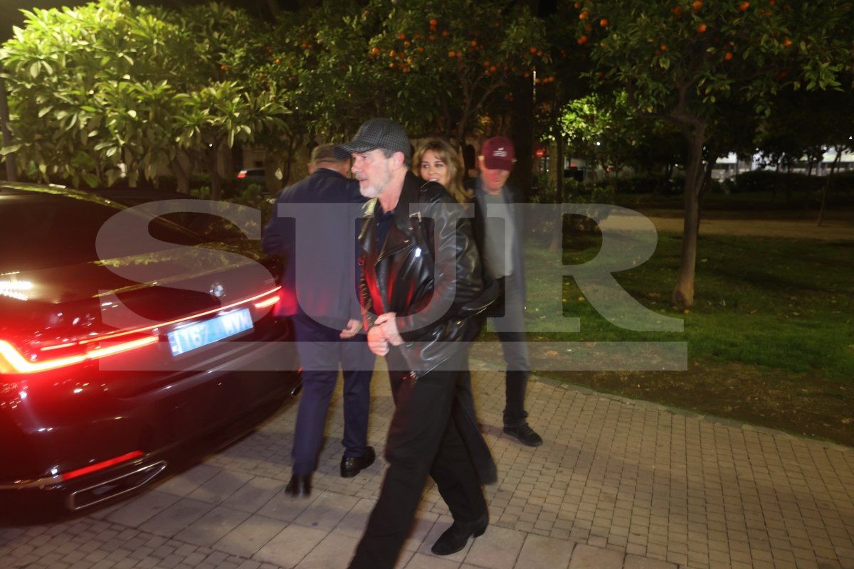 Hollywood star Richard Gere in Malaga to see Antonio Banderas' production of Gypsy