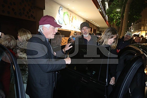 Hollywood star Richard Gere in Malaga to see Antonio Banderas' production of Gypsy