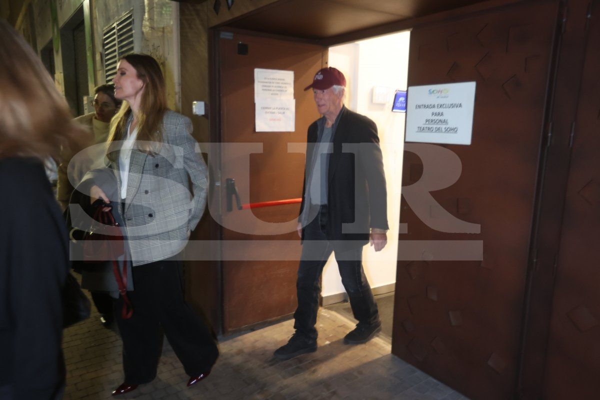 Hollywood star Richard Gere in Malaga to see Antonio Banderas' production of Gypsy