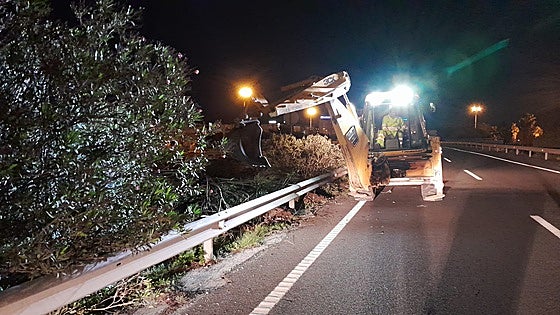 Work starts on extra A-357 motorway lane in Malaga for buses and cars with two or more passengers