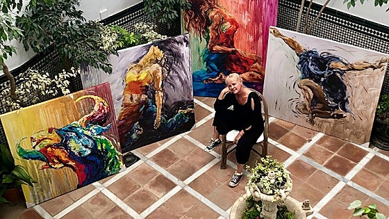 Danish artist captures the bold colours and essence of Andalucía
