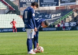 Callejón placing the ball before his freekick made it 1-1.